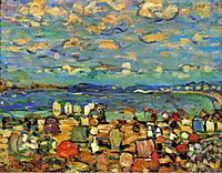 Crescent Beach (also known as Crescent Beach, St. Malo), c.1907, prendergast