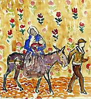 Flight into Egypt, c.1915, prendergast