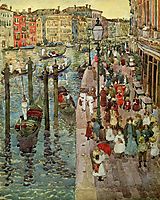 The Grand Canal, Venice, 1899, prendergast