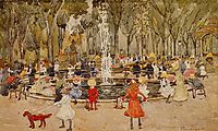 In Central Park, New York, c.1901, prendergast