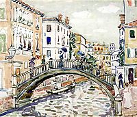 Little Bridge, Venice, c.1912, prendergast