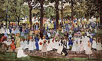 May Day, Central Park (also known as Central Park or Children in the Park), c.1903, prendergast