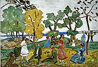 Picnic, c.1915, prendergast