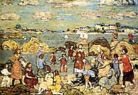 The Seashore, c.1920, prendergast