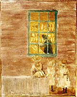 Shadow (also known as Children by a Window), c.1902, prendergast