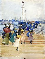 South Boston Pier (also known as Atlantic City Pier), 1896, prendergast