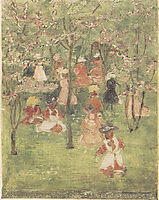 Spring in Franklin Park, 1895, prendergast