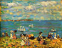 St. Malo (also known as Sketch, St. Malo), c.1907, prendergast