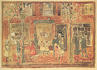 Street Scene, 1894, prendergast