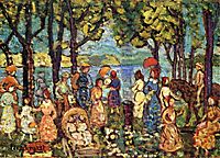 Summer, New England, 1912, prendergast