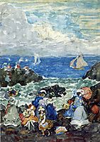 Surf, Nantasket, c.1905, prendergast