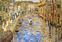 Venetian Canal Scene, c.1899, prendergast