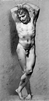 Academic Male Nude, prudhon