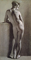 Female Nude from Behind, c.1800, prudhon