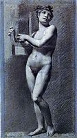 Female nude - Poetry, prudhon