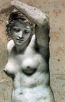 Female Nude Raising her Arm, c.1800, prudhon