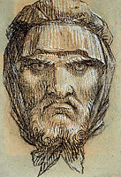 Head of Plutus, God of Wealth, prudhon