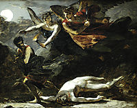 Justice and Divine Vengeance pursuing Crime (study), 1808, prudhon