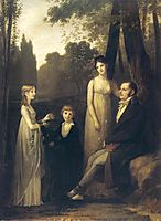 Portrait of Rutger Jan Schimmelpenninck and his family, c.1801, prudhon