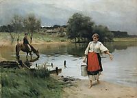 At the River, pymonenko