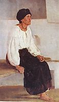 Blind Old Woman, 1888, pymonenko