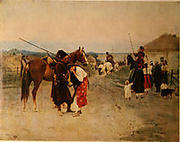 Off to War , 1902, pymonenko