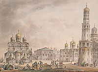 Cathedral Square of the Moscow Kremlin, 1797, quarenghi