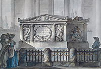 Design of Samuel Greig-s tomb in Tallinn, c.1790, quarenghi