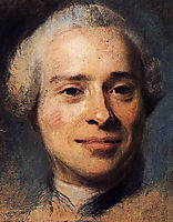 Portrait of Jean Le Rond d-Alembert , 1753, quentindelatour