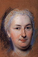 Preparation to the portrait of Anne Charlotte Roussel, Marquise de Courcy, quentindelatour