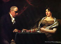 Portrait of Francis and his wife Eliza Dundas Cumming, raeburn