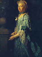 Portrait of Augusta of Saxe Gotha, Princess of Wales, 1759, ramsay