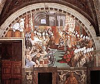 The Coronation of Charlemagne, 1516-1517, raphael