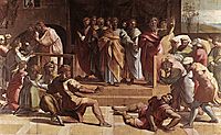 The Death of Ananias, 1515, raphael