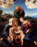 The Holy Family with Saints Elizabeth and John, 1506, raphael