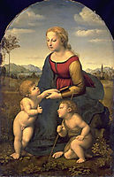 Madonna With Child And St. John The Baptist, raphael