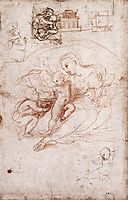 Madonna Studies, 1511-1513, raphael