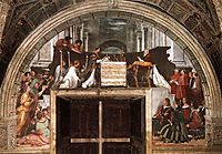 The Mass at Bolsena, 1512, raphael