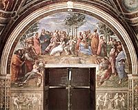 The Parnassus, from the Stanza delle Segnatura , 1511, raphael