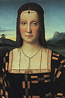 Portrait of Elizabeth Gonzaga , c.1504, raphael
