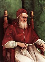 Portrait of Julius II, 1511-1512, raphael