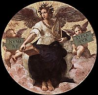 The Saintanza della Segnatura Ceiling, Poetry, 1509-1511, raphael