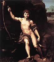 St. John the Baptist in the Desert , 1520, raphael