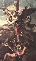St. Michael Overwhelming the Demon, 1518, raphael