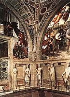 View of the Saintanza di Eliodoro, 1512, raphael