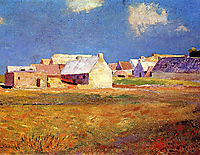 Breton Village, c.1890, redon