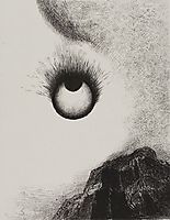 Everywhere eyeballs are aflame, 1888, redon