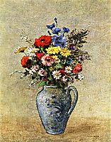 Flowers in a Vase with one Handle, c.1905, redon