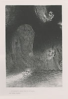 I have sometimes seen in the sky what seemed like forms of spirits (plate 21), 1896, redon