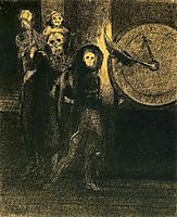 The Mask of the Red Death, 1883, redon